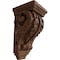 Ekena Millwork 2 1/4"W x 2 1/4"D x 4 1/4"H Extra Small Acanthus Wood Corbel, Mahogany CORW02X02X04ACGM - alternate 1